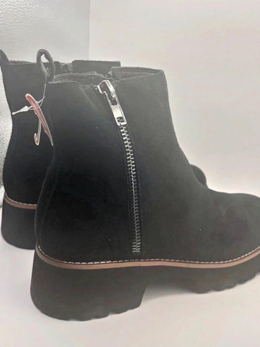 Women's Valen Waterproof Comfortable Fashion Boot, Black Suede, 9.5